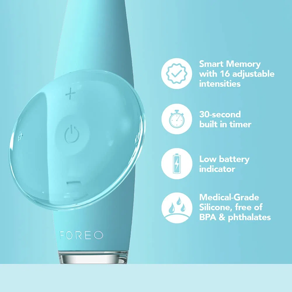 FOREO ISSA 3: Spazzolino elettrico sonico 4 in 1 per denti, gengive, guance e lingua. Sbiancante denti, pulizia efficace. Spazzolino da viaggio impermeabile. Garanzia 2 anni.