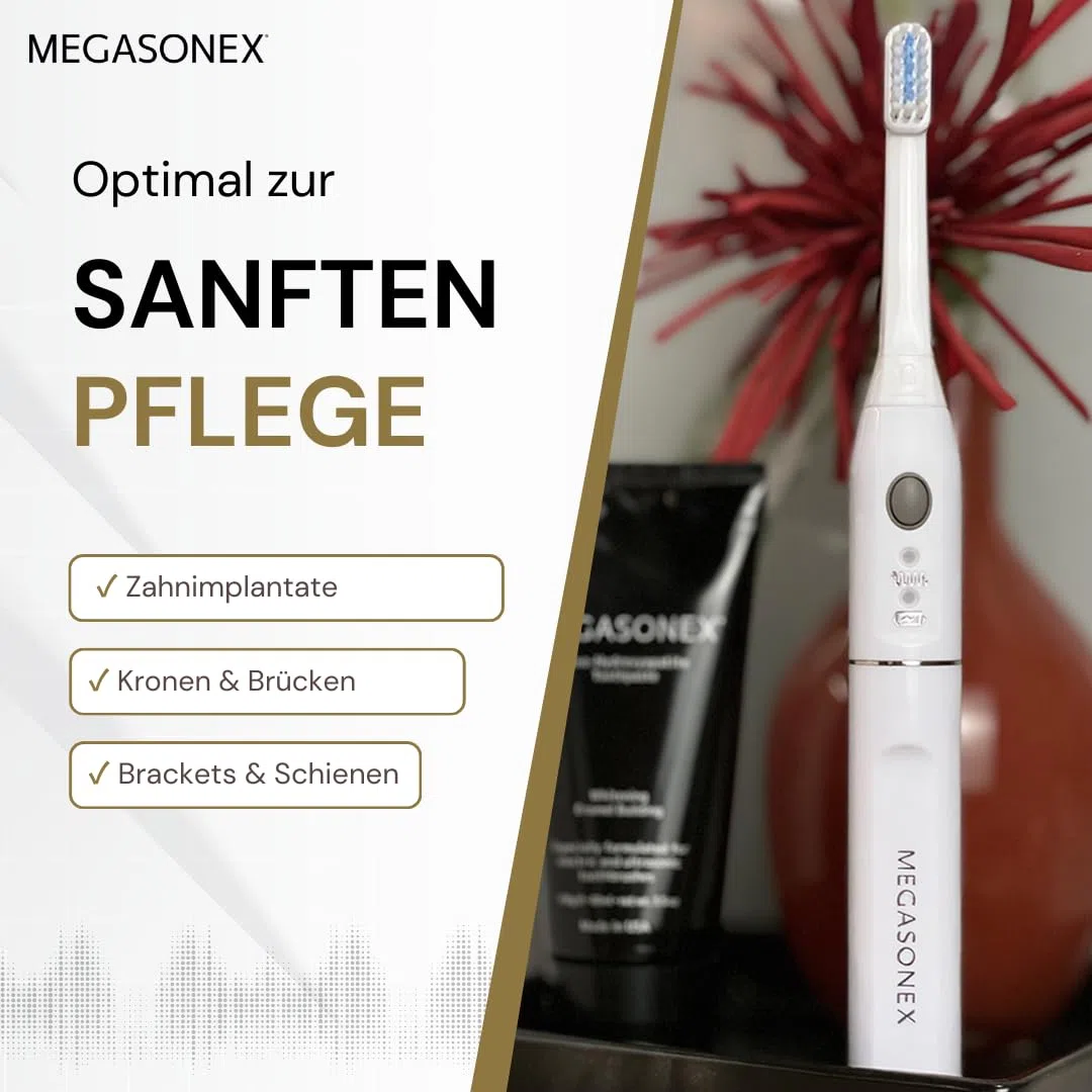 Ultrasonex Megasonex M8 - Spazzolino da denti bianco